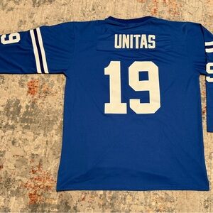 Mitchell & Ness Blue Throwback Jersey Johnny Unitas Colts XL/XXL